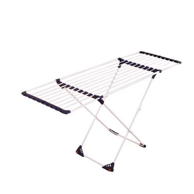 China Super Quality 20M Horse Clothes Expandable Movable Laundry Hanger Durable Bathroom Clothes Airer Drying Rack for sale