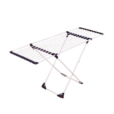 China Mobile Bathroom 20M Popular Clothes Dryer Airer Extension Hanger Folding Dummy Laundry Drying Rack for sale