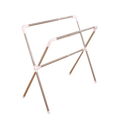 China Bathroom Hanger Folding Extendable Stainless Steel Laundry Dryer Clothes Drying Rack for sale