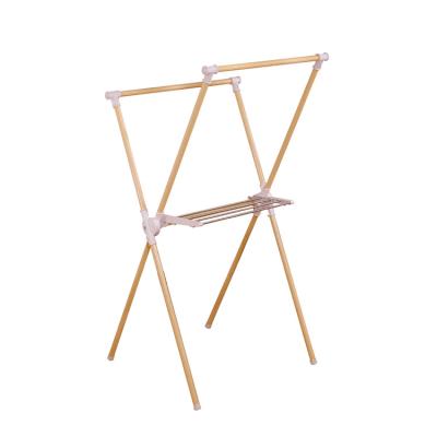 China Cheap Price Bathroom Clothes Rack Airer Portable 20KGS Laundry Drying Hanger Folding Clothes Dryer Horse for sale