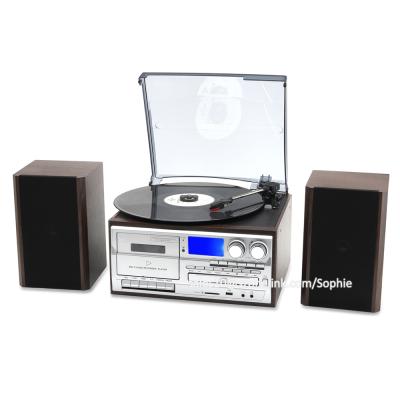 China AM FM / DAB Music Vinyl Record Player Optional Blue Tooth Vertical Radio Turntable Turntable for sale