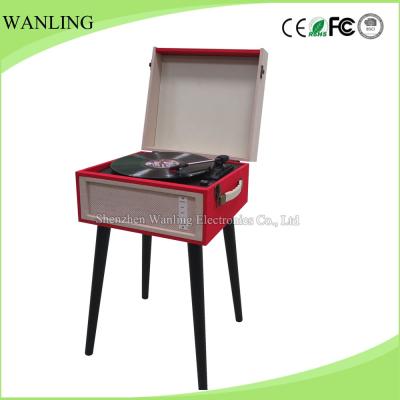 China High Quality Blue Tooth Battery Modern Best Standing Record Player Phonograph Player for sale