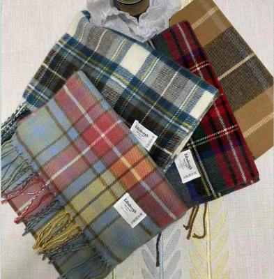 China Soft Smooth Feeling Winter Twill Check Warm Women's Scarf High Quality Customized Soft Scarf Wholesale for sale