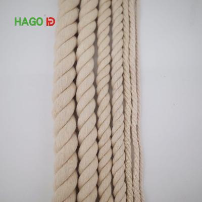 China Sustainable HAGO Macrame Rope Cotton Rope Yarn For Macrame Price Macrame Threads Cotton Twisted Rope Wholesale for sale