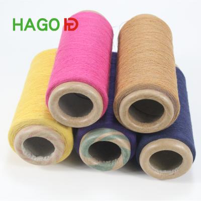 China HAGO recycled mixed yarn polyst rip off plastic bottle recycle yarn alize yarn for knitting for sale