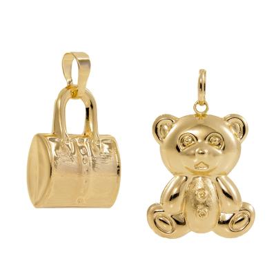 China Cute Wholesale Silver Bag Pendants IEAR Charms For Jewelry Making Bulk Pendants For Necklace for sale