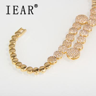 China IEAR TRENDY Stock 2021 Hot Sale 18k Gold Dubai Jewelry Sets Gold Filled Jewelry Sets Jewelry Sets for sale