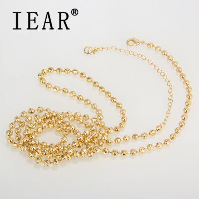 China IEAR fashion jewelry good quality CLASSIC waist chain gold plated waist beads swell chain belt women waist for sale