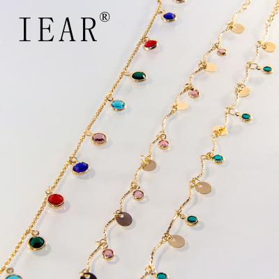 China IEAR Jewelry Suppliers Trendy Gold Plated Wholesale Anklets For Women Ankle Bracelets Women Anklet for sale