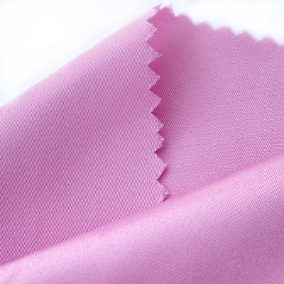 China Hot Selling High Quality Fashion Satin Polyester Stretch Shirt Fabric Viable To Order for sale