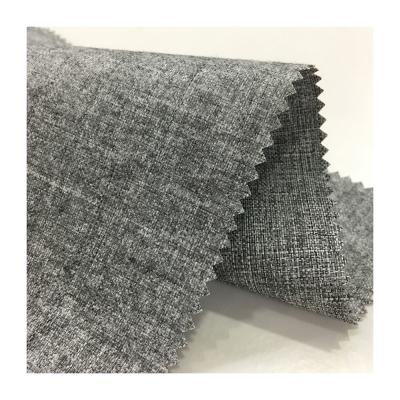 China Wool Feel Brushed Polyester Brushed Oxford PU Coated Fabric for sale