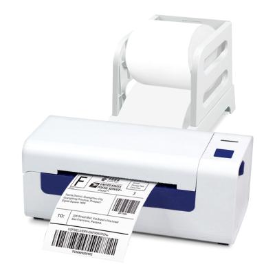 China Black and White Shipping Label Printer 110mm Thermal Label Printer Smart Label Printer Express Warehouse Use for sale