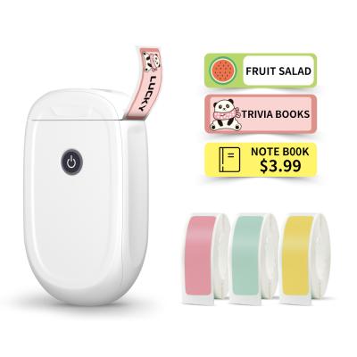 China Mini Pocket Label Printer Smart Bottle Barcode Printer With Android Ios Mini Gift Box Handheld Portable for sale