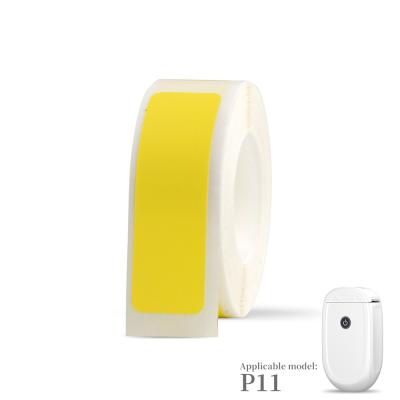 China best selling yellow 12*40mm anti-scratched thermal colorful thermal sticker oil-proof/waterproof/anti-scratched roll paper for sale