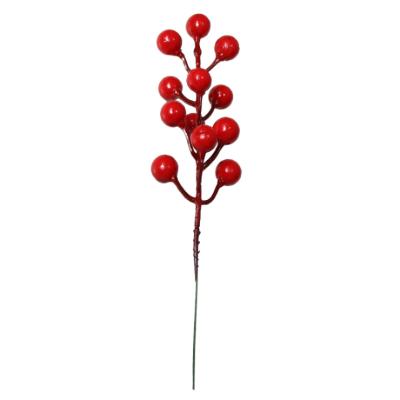 China Amazon Eco-friendly Hot Selling Artificial Berry Flower Arrangement Christmas Berry For Wedding Decoration for sale