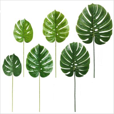 China Natural High Quality Artificial Flower Arrangements Leaf Turtle Touch Plant In Wedding For Wedding Supplies for sale