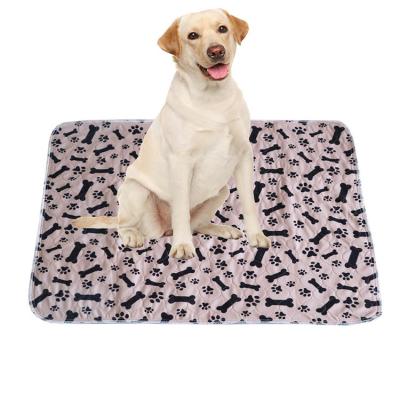 China Viable Reusable Pet Pee Training Mats Washable Dog Training Pad Puppy Underpad Pet Diaper Training Mat for sale