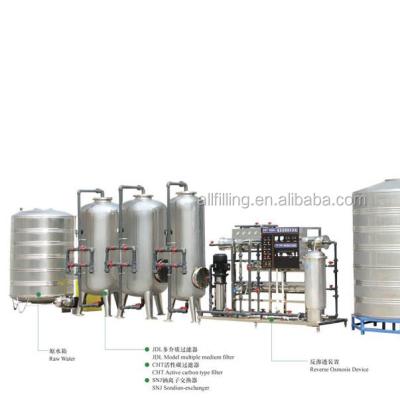 China Complete Line Water Hotels Purification And Bottling Plant / Water Treatment System for sale