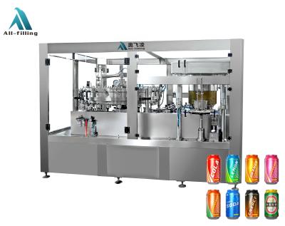 China Automatic CO2 Carbonated Drinks Plant Glass Bottled Beer Food PET Filling Filling Machine for sale