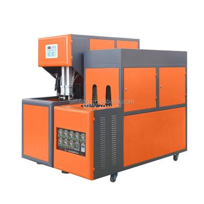 China Semi-automatic small capacity bottle PET pp bottle blowing machine with 2 cavity for sale