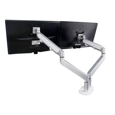 China Moun Adjustable Stand, Full Motion Shock Absorber Dual Monitor Laptop Notebook Monitor Arm for sale