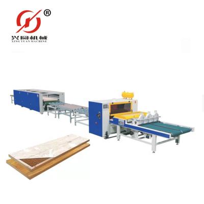 China machinery & Outdoor Material PUR Hotmelt Glue WPC Wall Panel Pressing Machine Production Line for sale