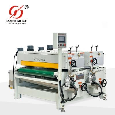 China 1300mm high precision 2 axis roller coater machine UV varnish coater machine woodworking machinery for sale