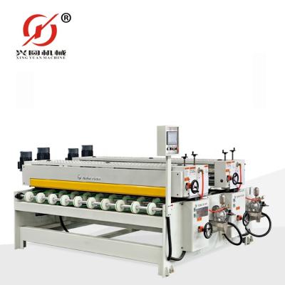 China 2300mm biaxial 2300mm rollers UV varnish coating machine for furniture board and melamine board for sale