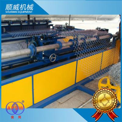 China Het Netwerkmachine die van de kettingsverbinding Openend 25mm - 100mm PLC automatisch controlemechanisme weven Te koop