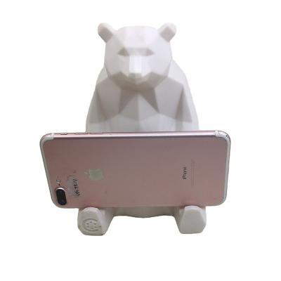 China Office Home Decorations Decor Vinyl Waterproof Custom Mobile Stand Office Flat Phone Holder Cartoon Making Desk for sale