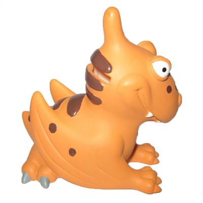 China Factory direct supply waterproof piggy bank toy cartoon dinosaur orange money saving box for kids for sale