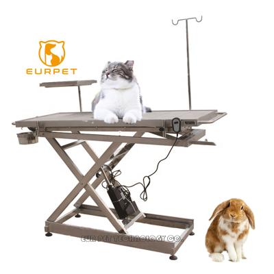 China EURPET Adjustment Pet Surgery Table Veterinary Medical Veterinary Treatment Table Automatic Veterinary Examination Table for sale