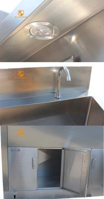 China Chinese Veterinary PET Brand Medical Applicance EUR Hand Sink Sink Knee Worked With One Faucet For Operation Theater Hospital for sale