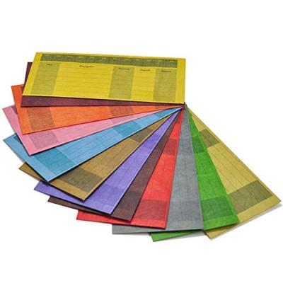 China Eco-friendly 12 colors tear and water resistant cash wrap system for budgeting and saving money monthly for sale