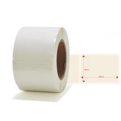 China Dissolve In Water Programmable Soluble Label Sticker Rolls 40x60cm Blank For Food Container for sale