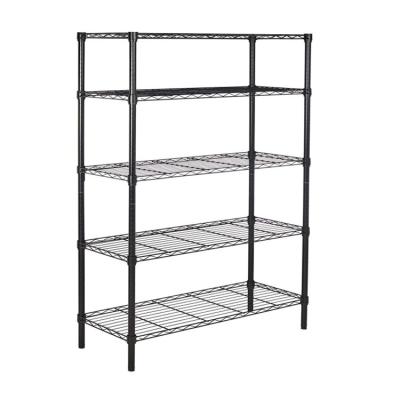 China 5 Layer Sustainable Adjustable Heavy Duty Storage Shelf Steel Organization Grid for sale