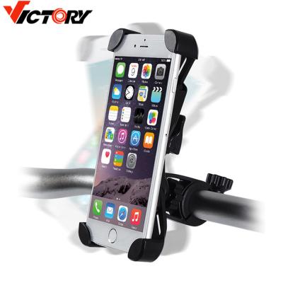 China 4-6.6 Inch Mobile Phone Bicycle Bike Phone Holder Mountain Road Bike Handlebar Mount Bracket Silica Gel for sale