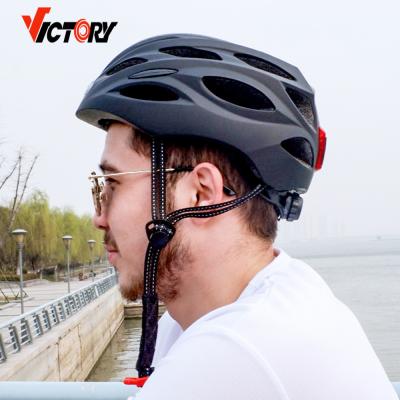 China About 10 hours (full charge) China Professional Customized Adult Women Men's Bicycle Helmet Bicycle Helmet With Rear Lights Cycling Bike Helmet for sale