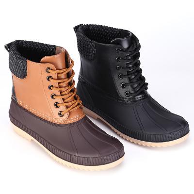 China Waterproof Ladies Boots 2021 New Design Splice Fashion Women Snow Ankle Boots for sale