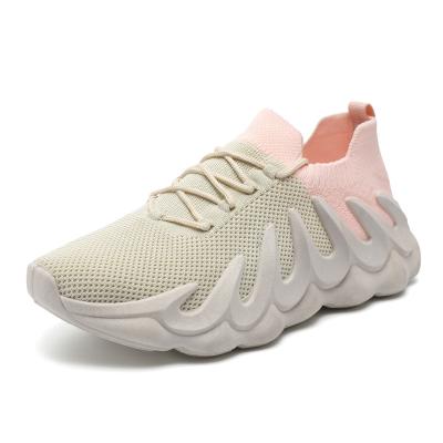 China Breathable Latest Mesh Shoes Breathable PVC Sole Women Sport Shoes for sale