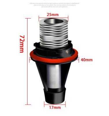 China New come 6500K white PC LED for b m W halo bulb light for E39 E53 E60 E63 E64 E65 E66 E83 E87 angel eyes fog lights for sale