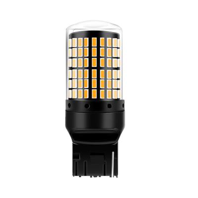 China +pc 12V Car LED 144SMD 1157 Ignition Brake Light Bulb Aluminum CANbus Error Free Car LED 1156 BA15S BAU15S T20 7440 Dual Led Light for sale