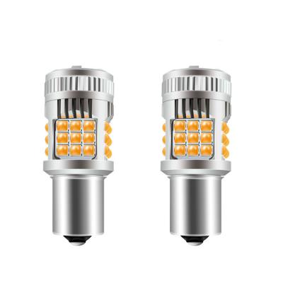 China Car Led Brake Light New 1156 BA15S 1157 BAY15D 35SMD 3030 LED Replacement Bulbs Brake Turn Signal With Super Bright Auto Car Light Lighting for sale