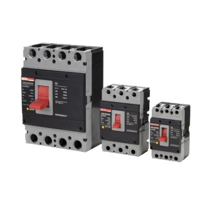 China HUYU 10-60A 3P/4P AC 800V Circuit Breaker MCCB EXM3/63S for sale