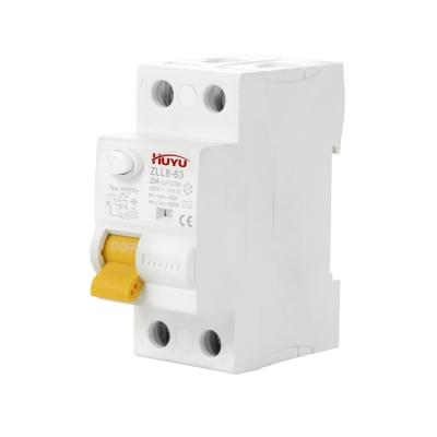 China AC230/415V 6kA 2P/4P DIN Rail Residual Current RCCB Circuit Breaker Switch 6KA for sale