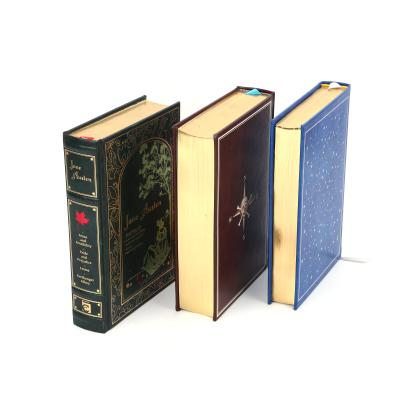 China Custom made high quality diary bound book leather print durable for sale