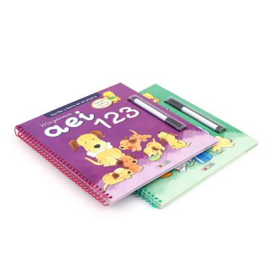 China Children study children painting book to learn with spiral binding printing service for sale