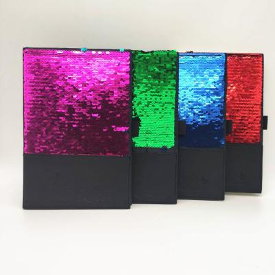 China Hot Selling Sequin Agenda 2021 PU Smart Notebook Smart Trend Notebook Hot Selling Popular Bling Bling Calendar for sale