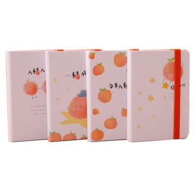 China Hardcover Factory Supplies A7 157g Artpaper Closure Elastic Closure Book Notebook With Display Box Sale Cheap Whole Notebook for sale