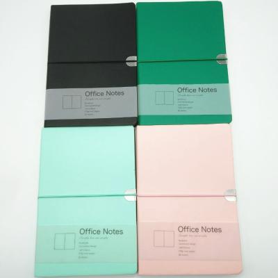 China A5 Soft Cover Round Elastic Band Horizontal Notebook for sale